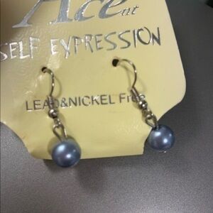 New faux pearl earrings